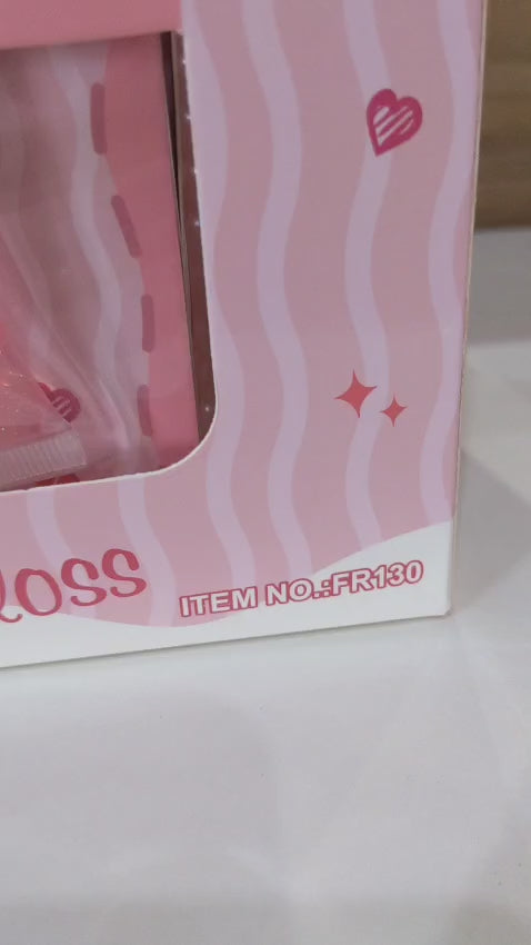 BOX: Lip Gloss com Chaveiro Femme Paris – Caixa com 12 pçs (15g) | Brilho Labial Charmoso FR130