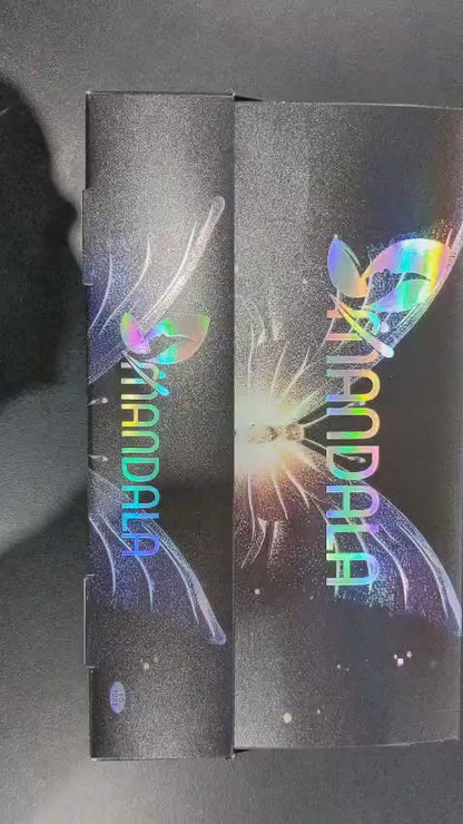 Cílios Postiços Mandala 6D – Box Expositor Holográfico Preto com 12 Caixinhas Individuais – MM2002